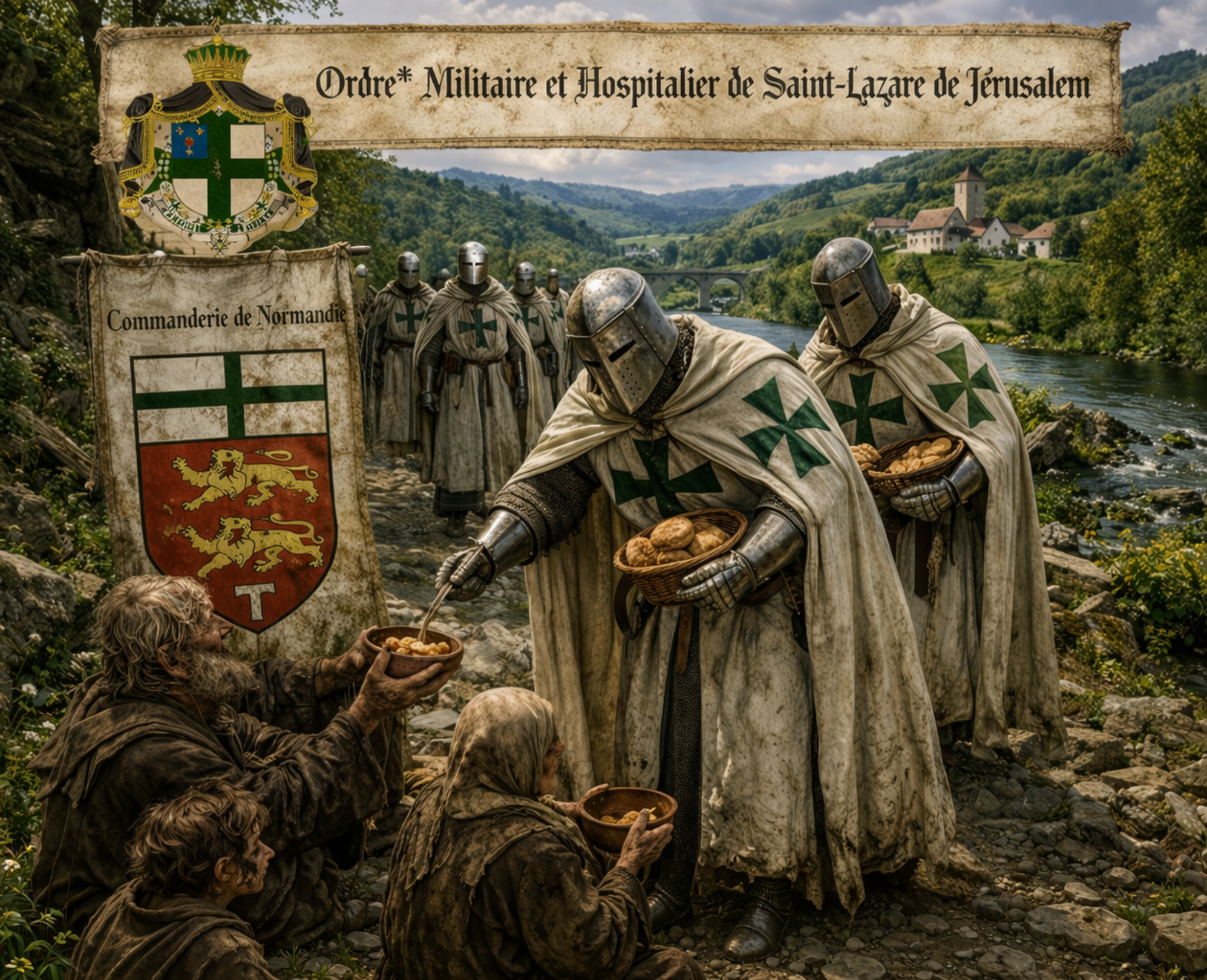 Ordre de Saint-Lazare en procession hospitalière